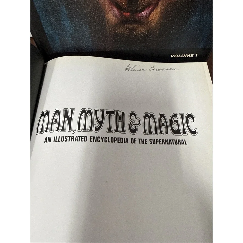 Man Myth & Magic Books An Illustrated‎ Encyclopedia of Supernatural Volumes 1-3